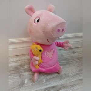 Peppa Pig Bedtime Lullabies Talking Plush 11" Nightgown Teddy Bear